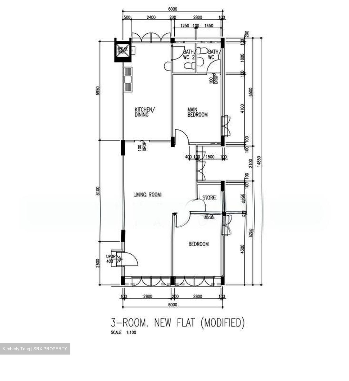 Blk 109 Sunset Way Residence (Clementi), HDB 3 Rooms #560944771